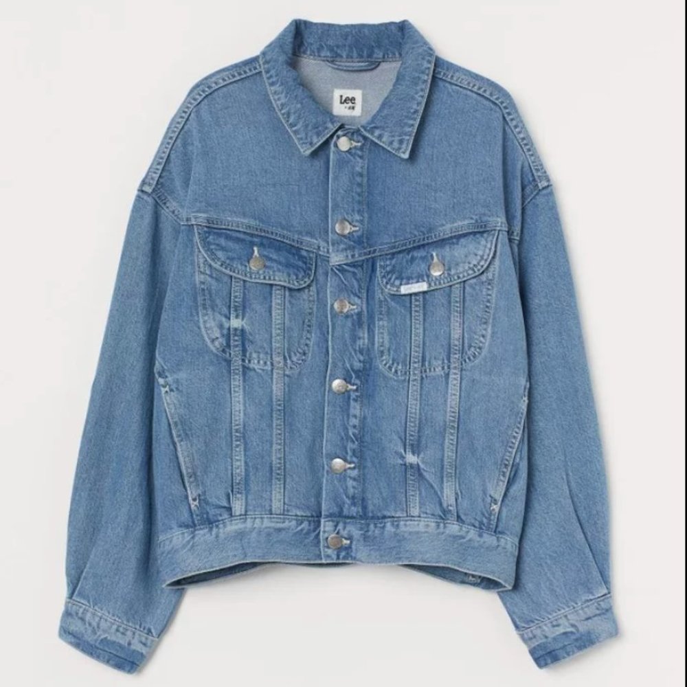 H&M x LEE Lyocell-Blend Denim Jacket Size S Brand New without Tags